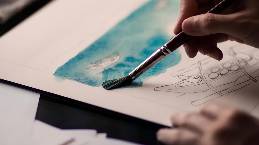 Capturing the essence of painting: the quiet beauty of deep appreciation.